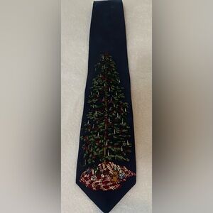 🎄 BRITCHES 100% Christmas silk tie